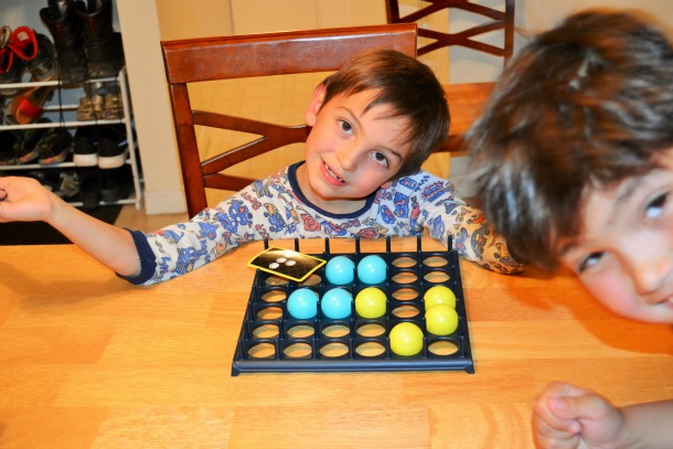 kids playing mattel bounce-off