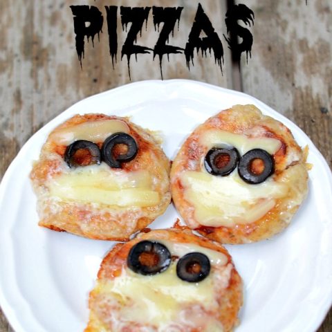 simple and delicious mini mummy pizzas