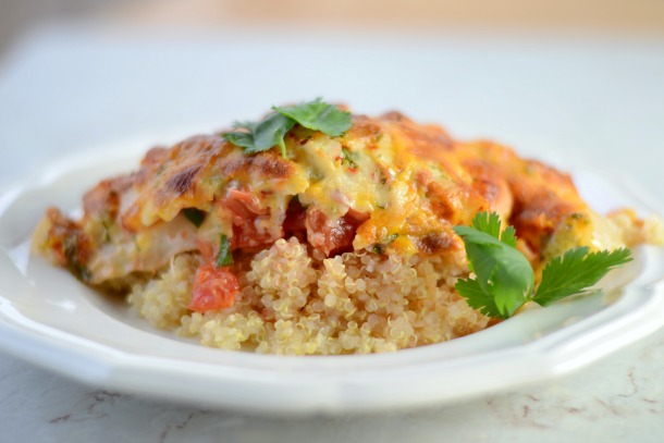 pico de gallo quinoa fish