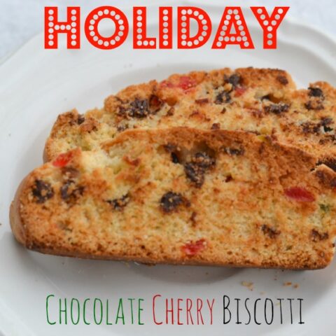 chocolate cherry biscotti