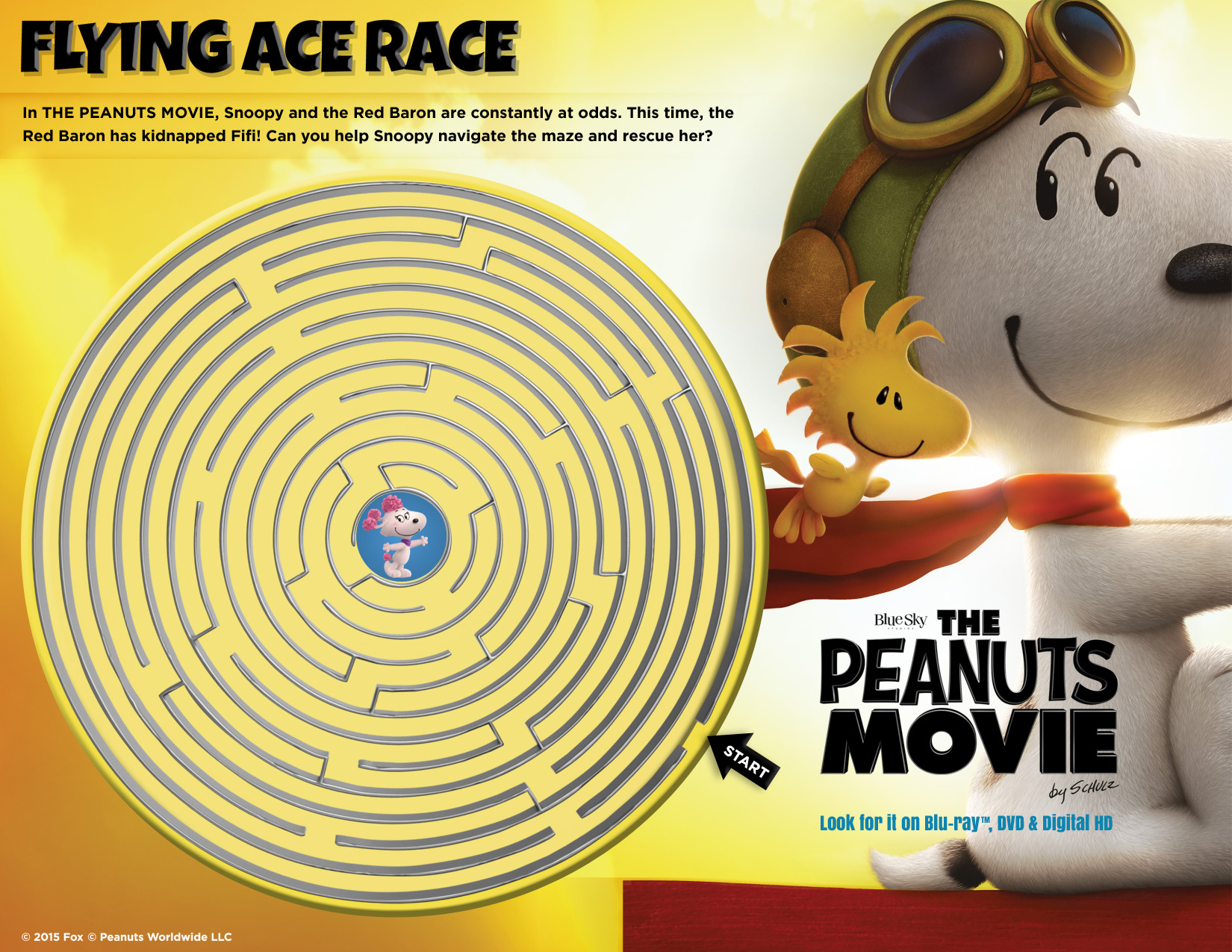 Get Nostalgic with The Peanuts Movie Printable Activity Sheets and Limited ...