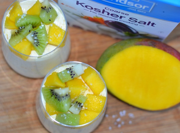 salted mango mousse