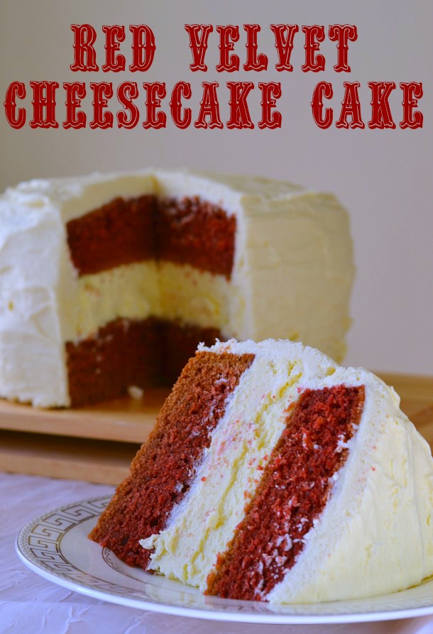 Decadent Red Velvet Cheesecake Cake