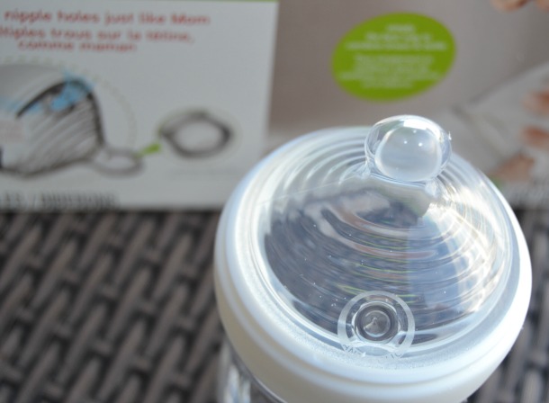 nuk simply natural bottle closeup