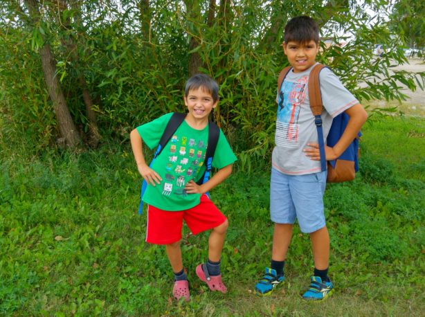 boys back-to-school photo