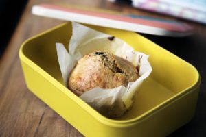 muffin in lunchbox