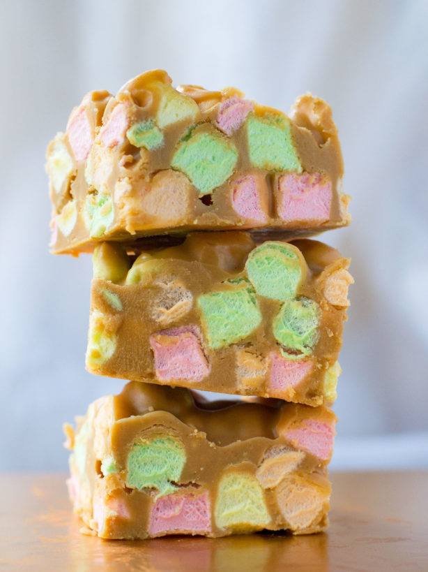 peanut butter confetti squares