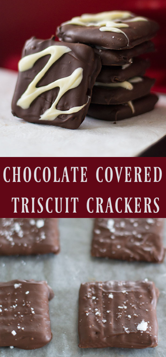 chocolate covered triscuit crackers