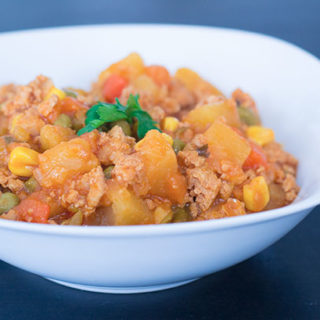 Easy Ground Pork Slow Cooker Casserole Recipe - Suburban Simplicity