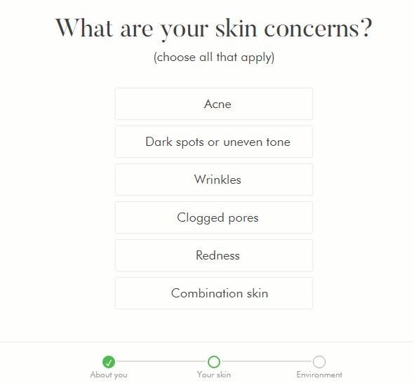 y'our skin care quiz