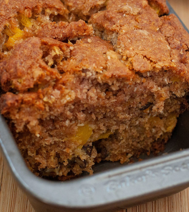 mango-bread-in-pan