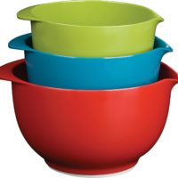 Trudeau Melamine Mixing Bowls - Set of 3