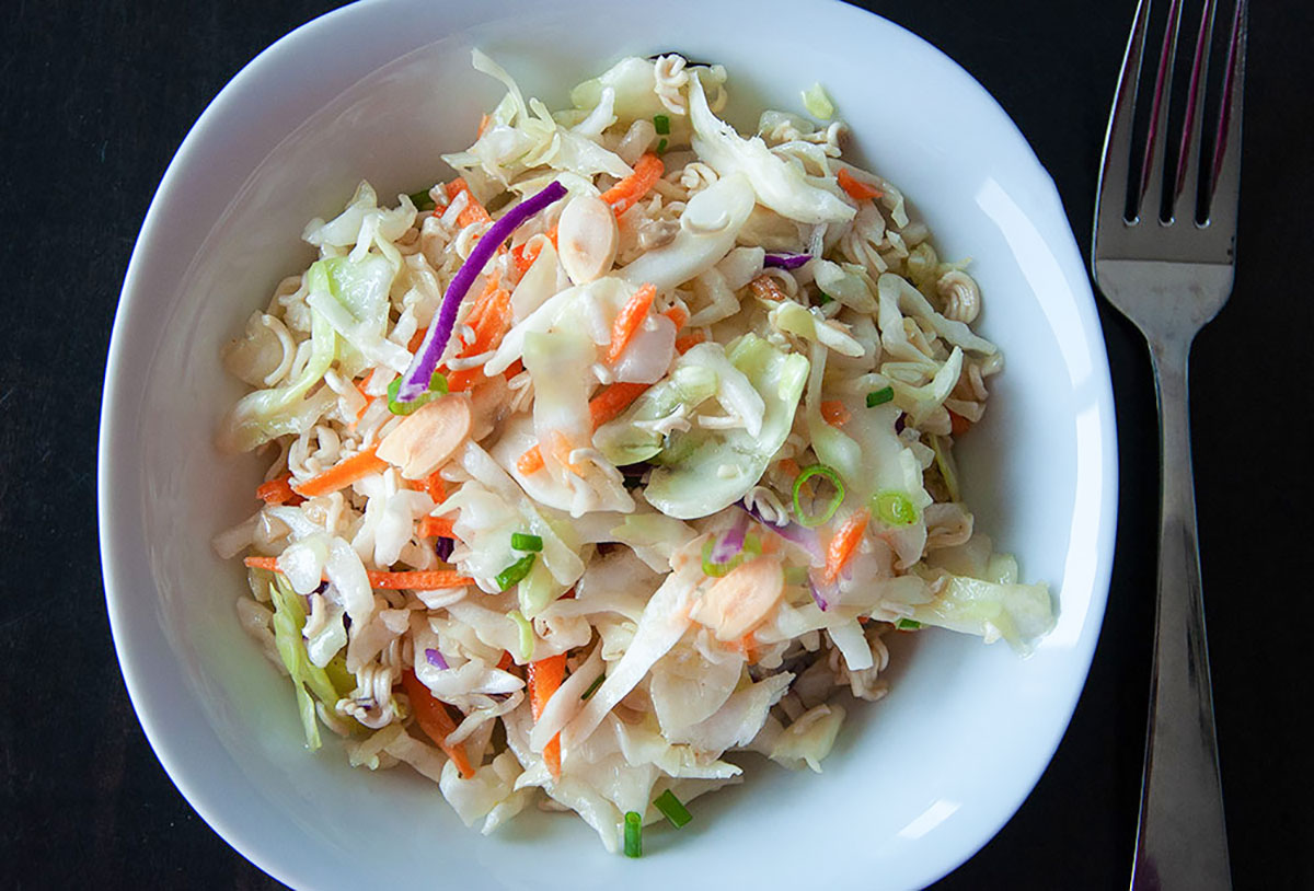 Easy Japanese Coleslaw Recipe Mommy Kat and Kids