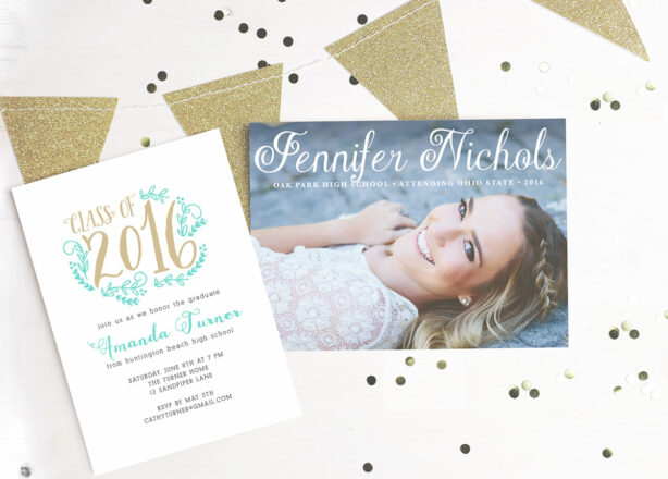 foil-graduation-announcement-card