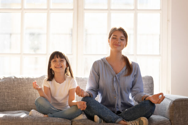 mother-and-child-meditating