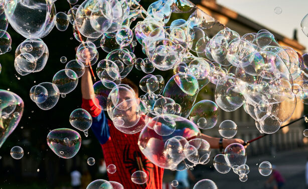 man-creating-bubbles