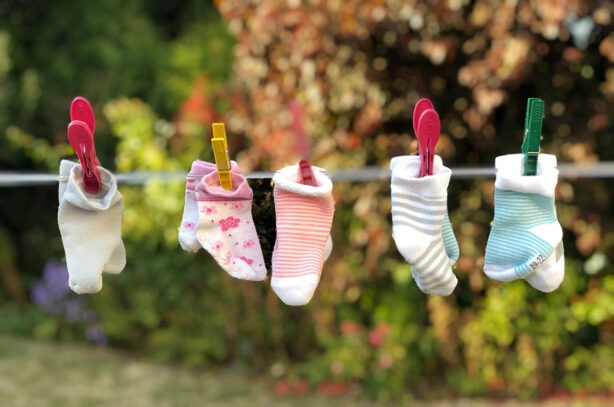 socks-on-clothes-line