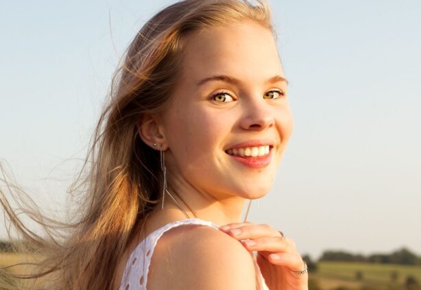 smiling young woman