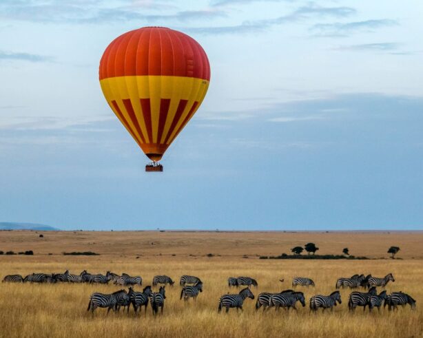 hot air balloon in kenya