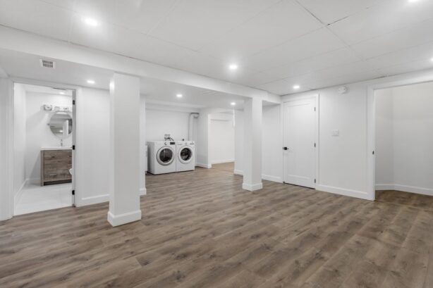 open basement space