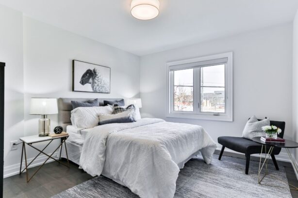 white and neutral bedroom