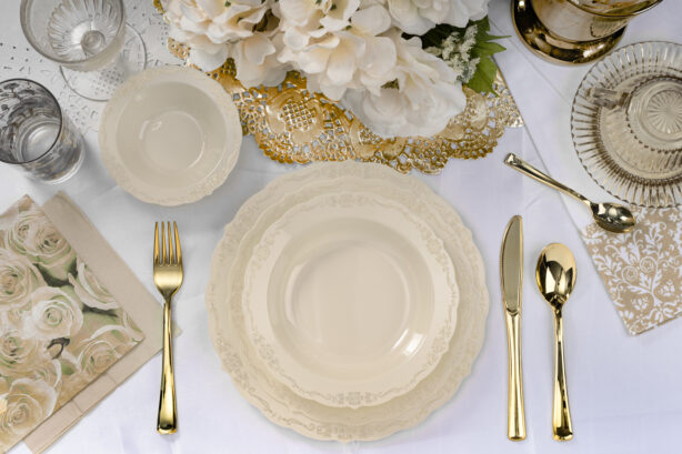 elegant dinnerware combo set