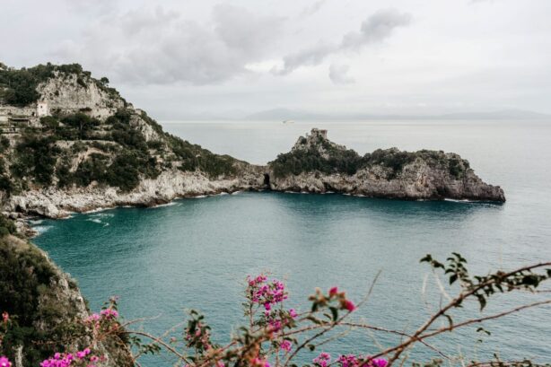 cove in the amalfi coast, italy