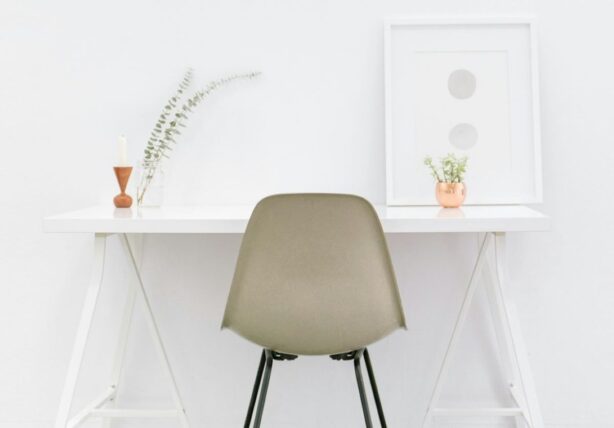 minimalist office space