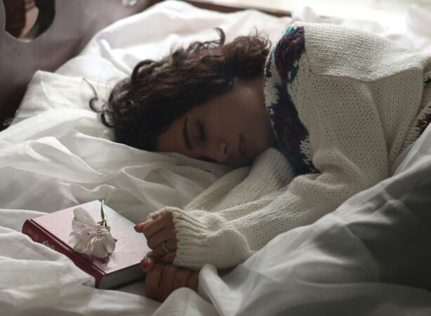 woman sleeping