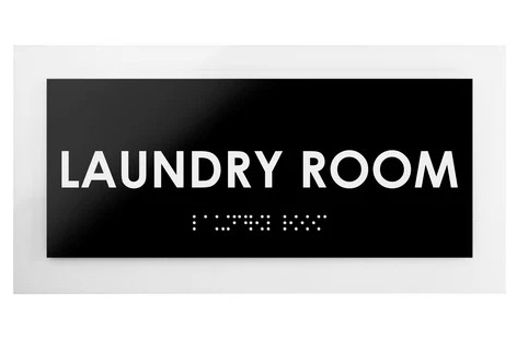 laundry room sign