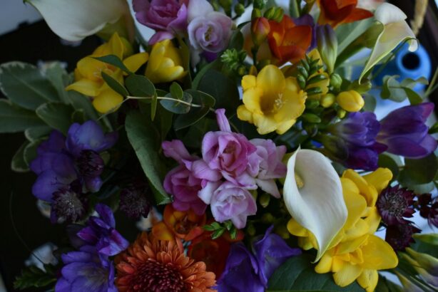 mixed bouquet for birthday