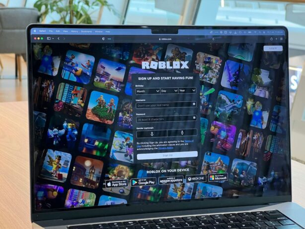 roblox login screen