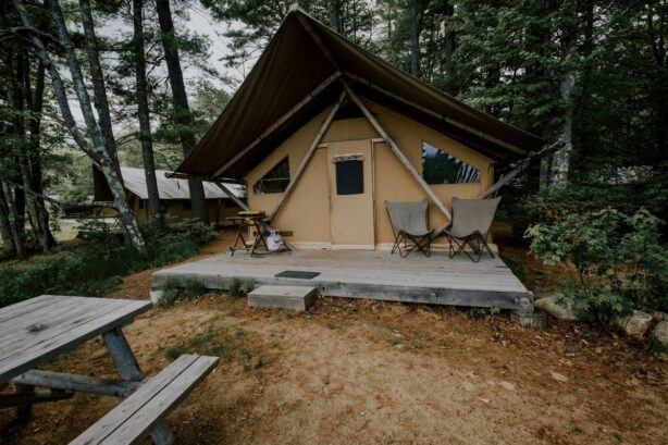 glamping tent