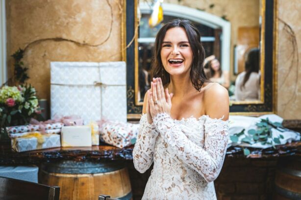 woman at bridal shower